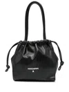 Patrizia Pepe Soft Rock Tote Bag In Black