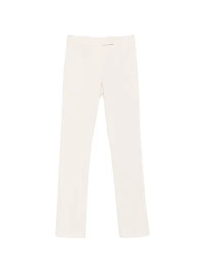 Patrizia Pepe Split-cuff Tailored Trousers In Pink
