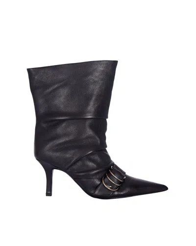 Patrizia Pepe Stivale In Pelle Nero In Black