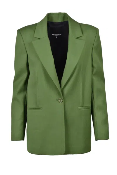 Patrizia Pepe Straight Jacket - Green