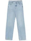 Patrizia Pepe Straight-leg Jeans In Blue