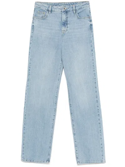 Patrizia Pepe Straight-leg Jeans In Blue