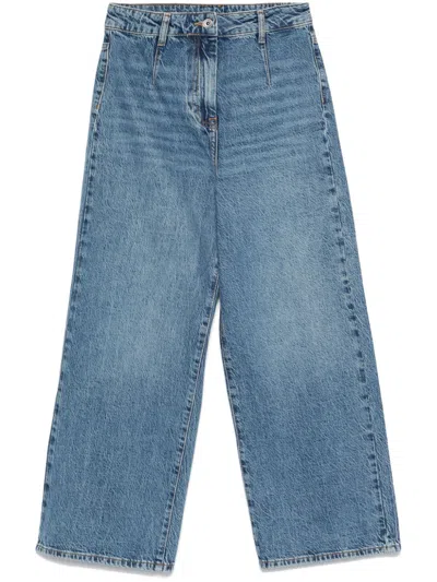 Patrizia Pepe Straight-leg Jeans In Blue