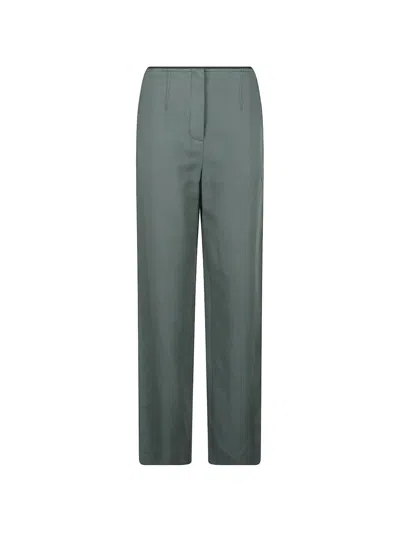 Patrizia Pepe Straight-leg Trousers In Blue