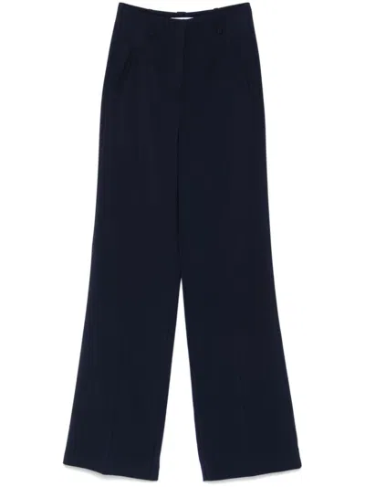 Patrizia Pepe Straight-leg Trousers In Black
