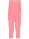 Patrizia Pepe Straight Trousers In Pink