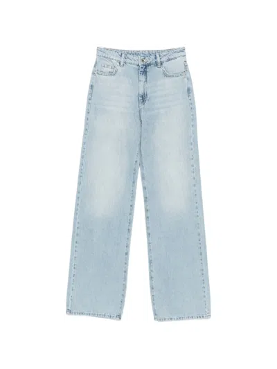 Patrizia Pepe Straight-leg Jeans In Blue