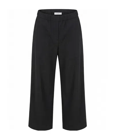 Patrizia Pepe Straight-leg Casual Pants In Black