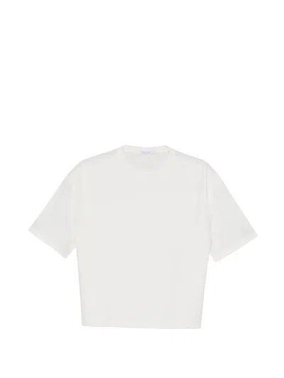 Patrizia Pepe Strap T-shirt In White