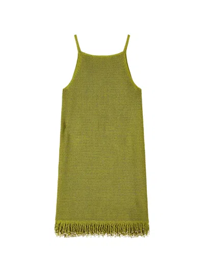 Patrizia Pepe Strappy Mini Dress In Green