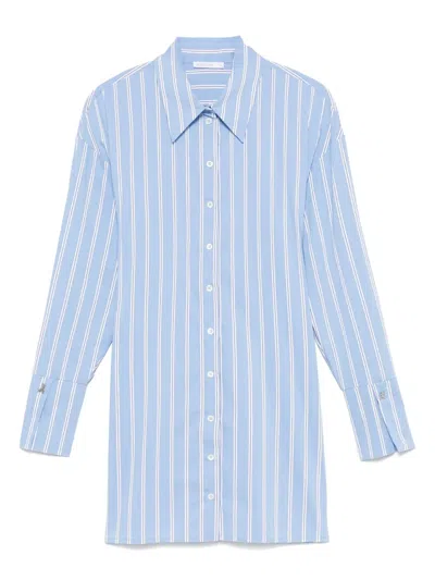 Patrizia Pepe Stripe-print Shirt Dress