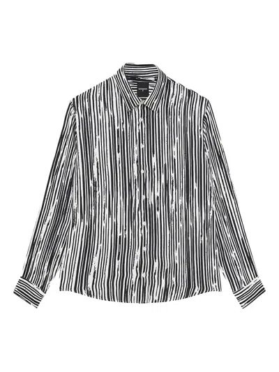 Patrizia Pepe Striped Shirt In Multi