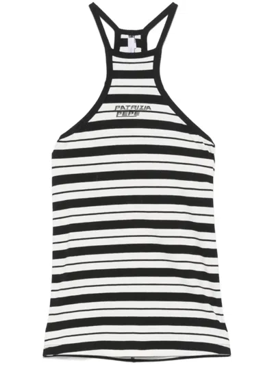 PATRIZIA PEPE STRIPED TANK TOP