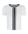 Patrizia Pepe Top In Maglia Con Dettagli A Contrasto In Multi