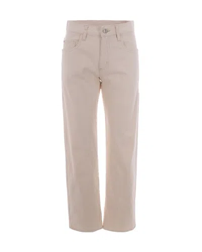 Patrizia Pepe Stylish High-waisted Jeans For Women - P26 Season In Brown