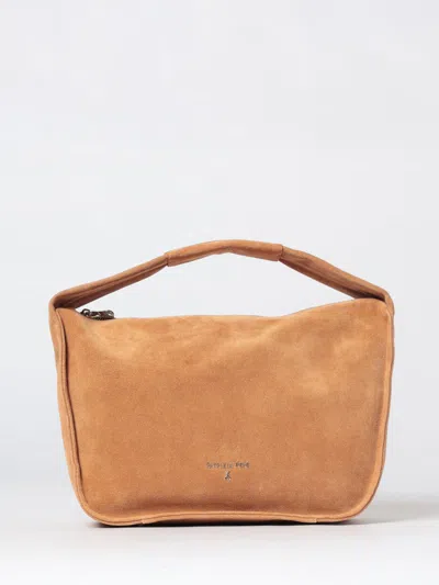 Patrizia Pepe Suede Bag In Brown