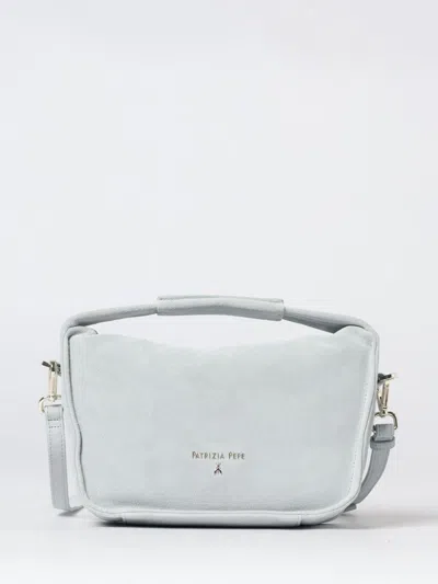Patrizia Pepe Suede Bag In White