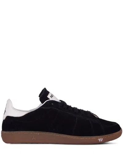 PATRIZIA PEPE SUEDE-LEATHER LOW-TOP SNEAKERS