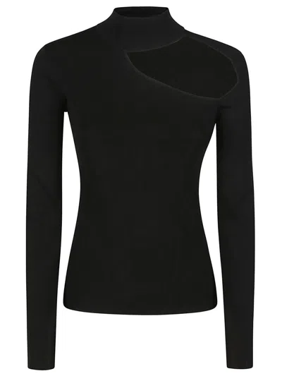 Patrizia Pepe Sweater In Black