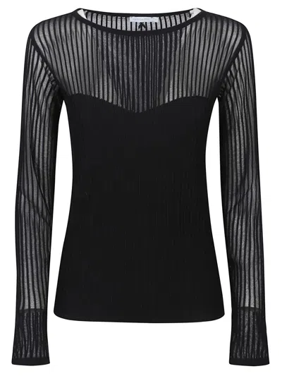 Patrizia Pepe Sweater In Black