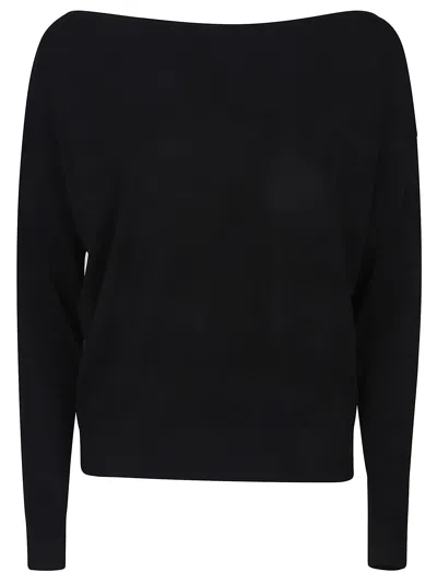 Patrizia Pepe Sweater In Black