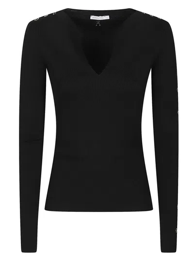 Patrizia Pepe Sweater In Black
