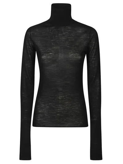 Patrizia Pepe Sweater In Black