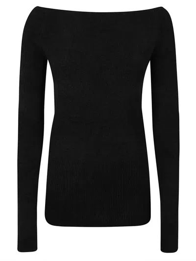Patrizia Pepe Sweater In Black