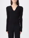 Patrizia Pepe Sweater  Woman Color Black In Black