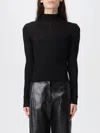 Patrizia Pepe Zippered Pullover In Black
