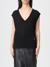 Patrizia Pepe Sweater  Woman Color Black In Black