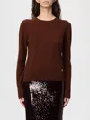 Patrizia Pepe Sweater  Woman Color Brown In Brown