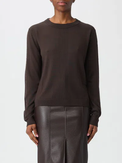 Patrizia Pepe Sweater  Woman Color Brown