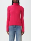 PATRIZIA PEPE SWEATER PATRIZIA PEPE WOMAN COLOR FUCHSIA,411818007