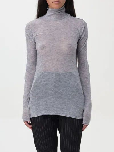 PATRIZIA PEPE SWEATER PATRIZIA PEPE WOMAN COLOR GREY,F83821020