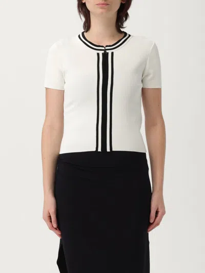 PATRIZIA PEPE SWEATER PATRIZIA PEPE WOMAN COLOR WHITE,424403001