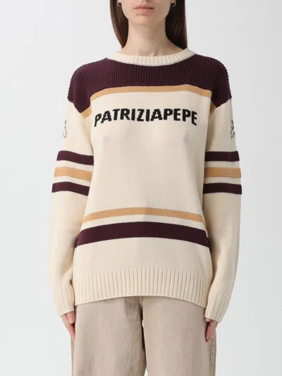 PATRIZIA PEPE SWEATER PATRIZIA PEPE WOMAN COLOR WHITE,H56978001