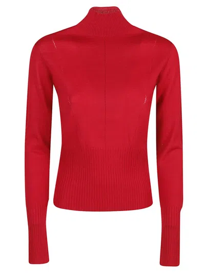Patrizia Pepe Sweater In Red