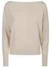 Patrizia Pepe Sweater In Neutral