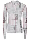 Patrizia Pepe Manifesto Print Top In Multi