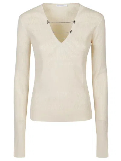 Patrizia Pepe Sweater In White