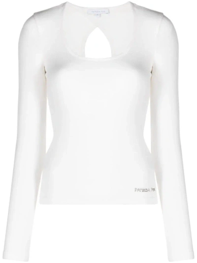 Patrizia Pepe Sweater In White