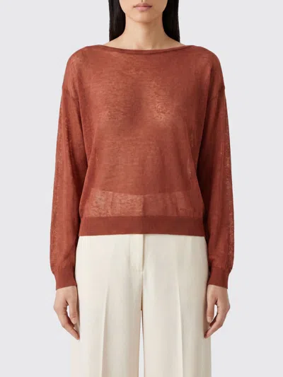Patrizia Pepe Sweater Woman Color Brown