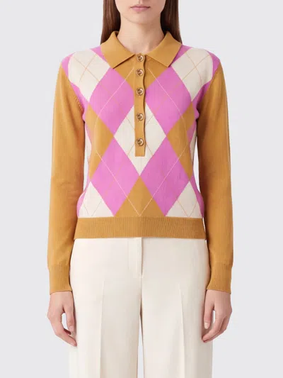 Patrizia Pepe Sweater Woman Color Beige In Pattern