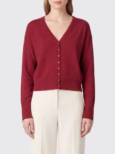 Patrizia Pepe Sweater Woman Color Red In Burgundy