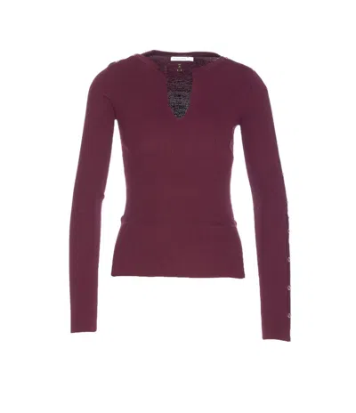 Patrizia Pepe Sweaters In Brown