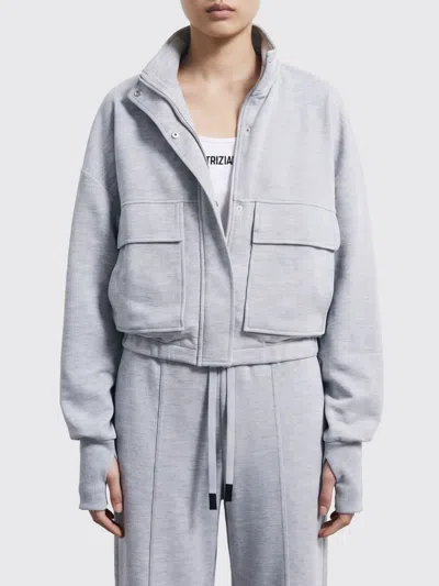 Patrizia Pepe Sweatshirt Woman In Gray