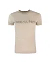 Patrizia Pepe T-shirt In Maglia Essential Beige In B816