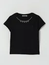 Patrizia Pepe Kids' T-shirt  Kinder Farbe Schwarz In Black