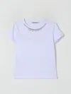 Patrizia Pepe T-shirt  Kinder Farbe Weiss